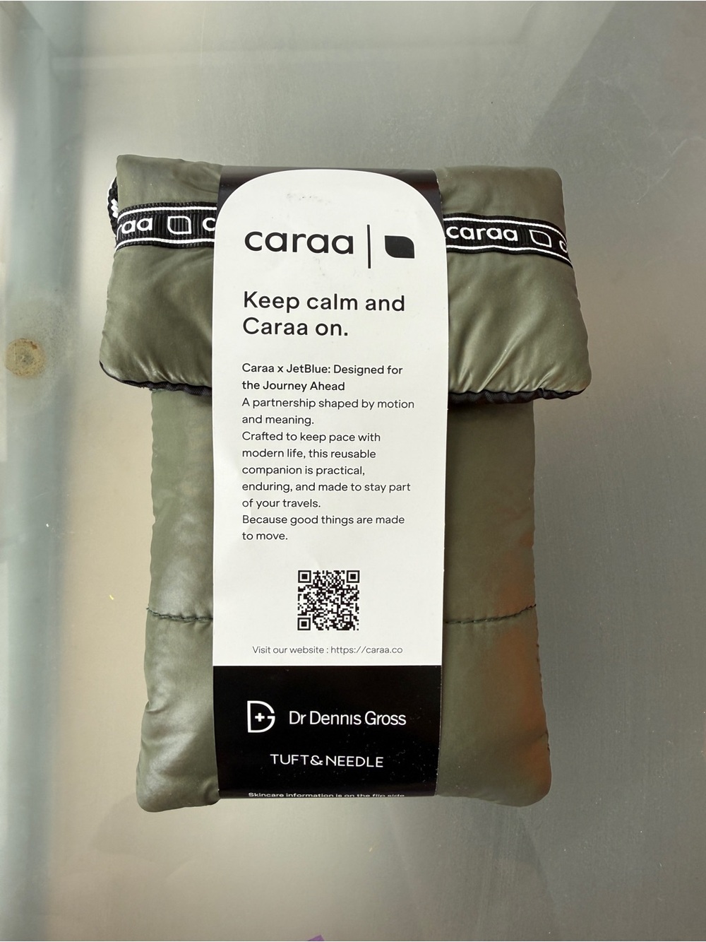 NWT - Caraa x JetBlue Amenity Bag